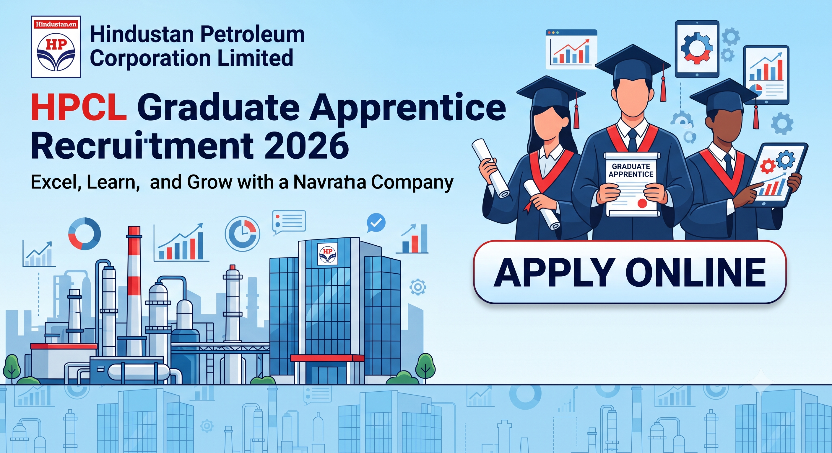 HPCL Graduate Apprentice Recruitment 2026 Apply Online
