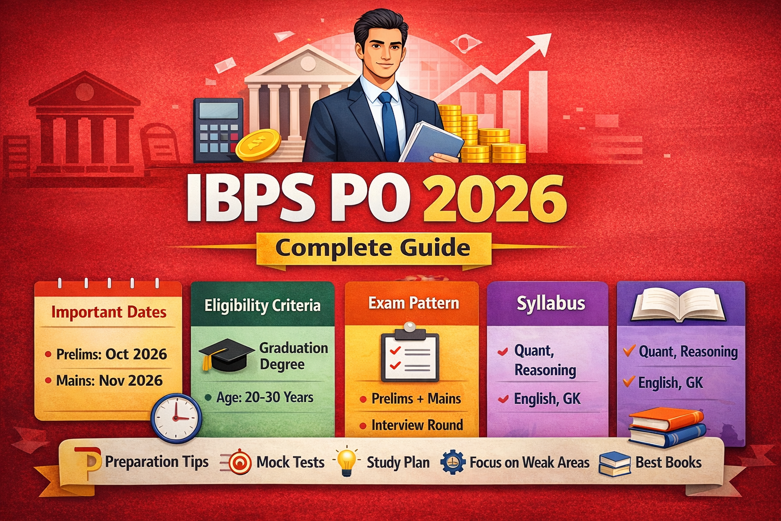IBPS PO 2026 Complete Guide – Notification, Eligibility, Exam Pattern, Syllabus & Preparation Tips