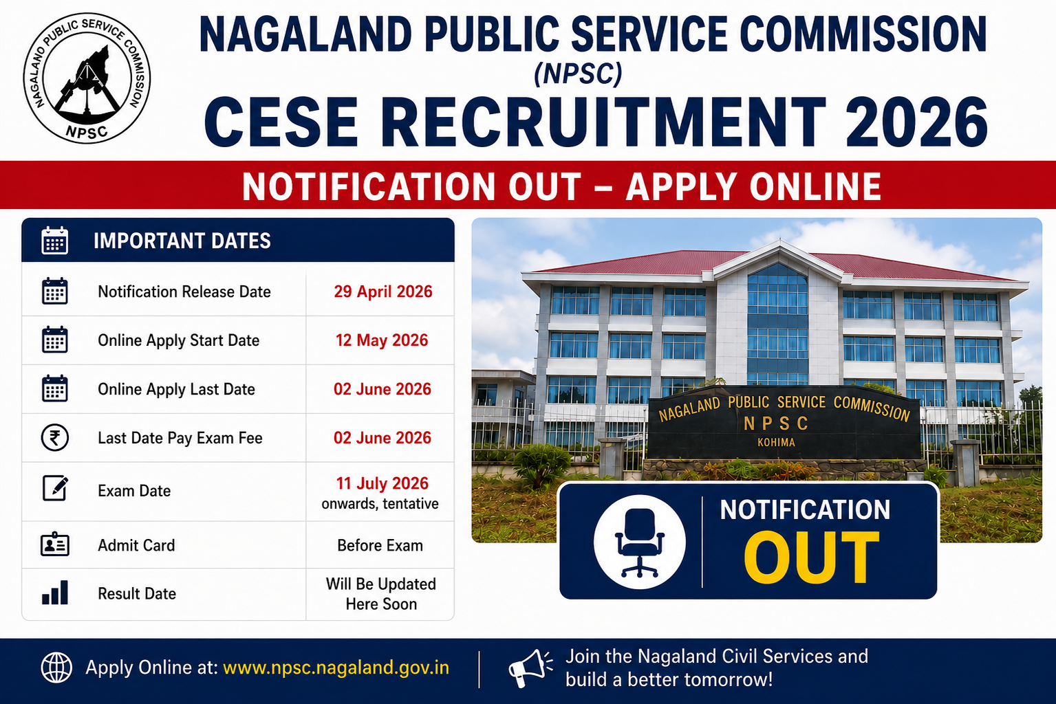 NPSC CESE Recruitment 2026 Notification Out - Apply Online for 178 Posts