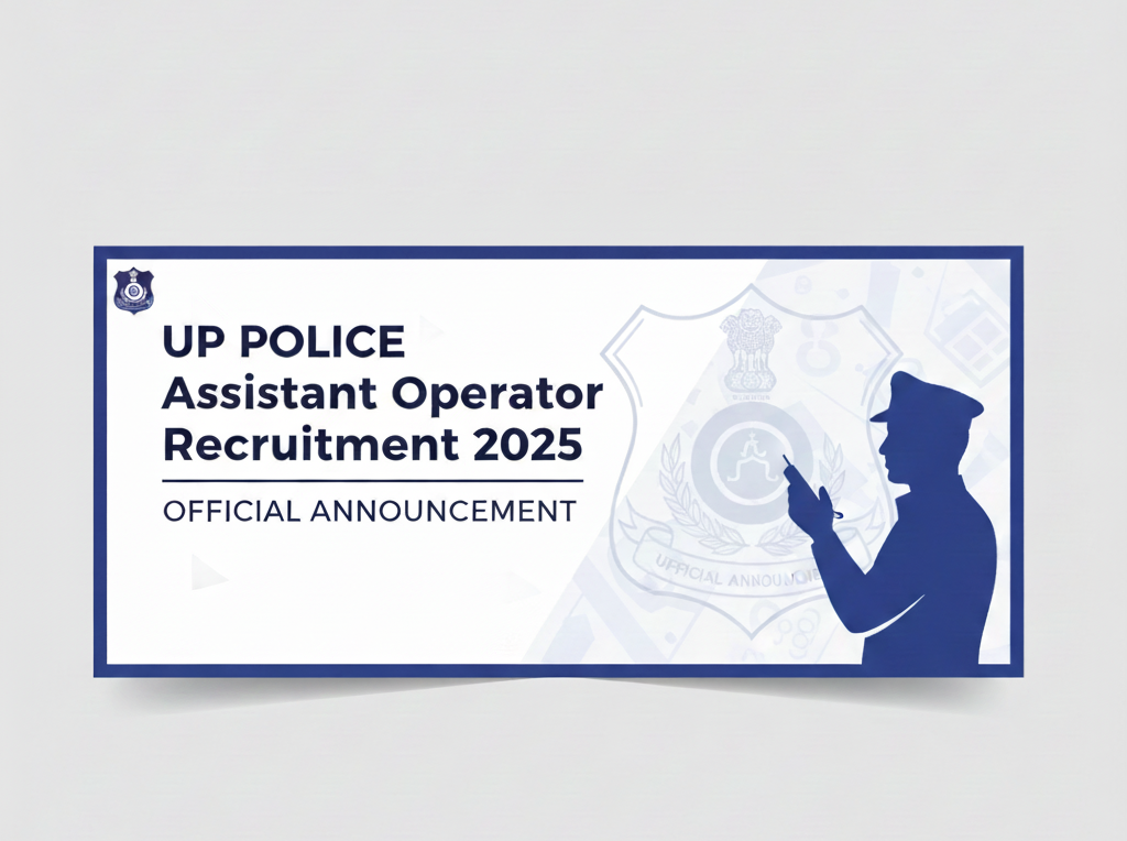 UP Police Assistant Operator Recruitment 2025: Apply Online for 44 Posts